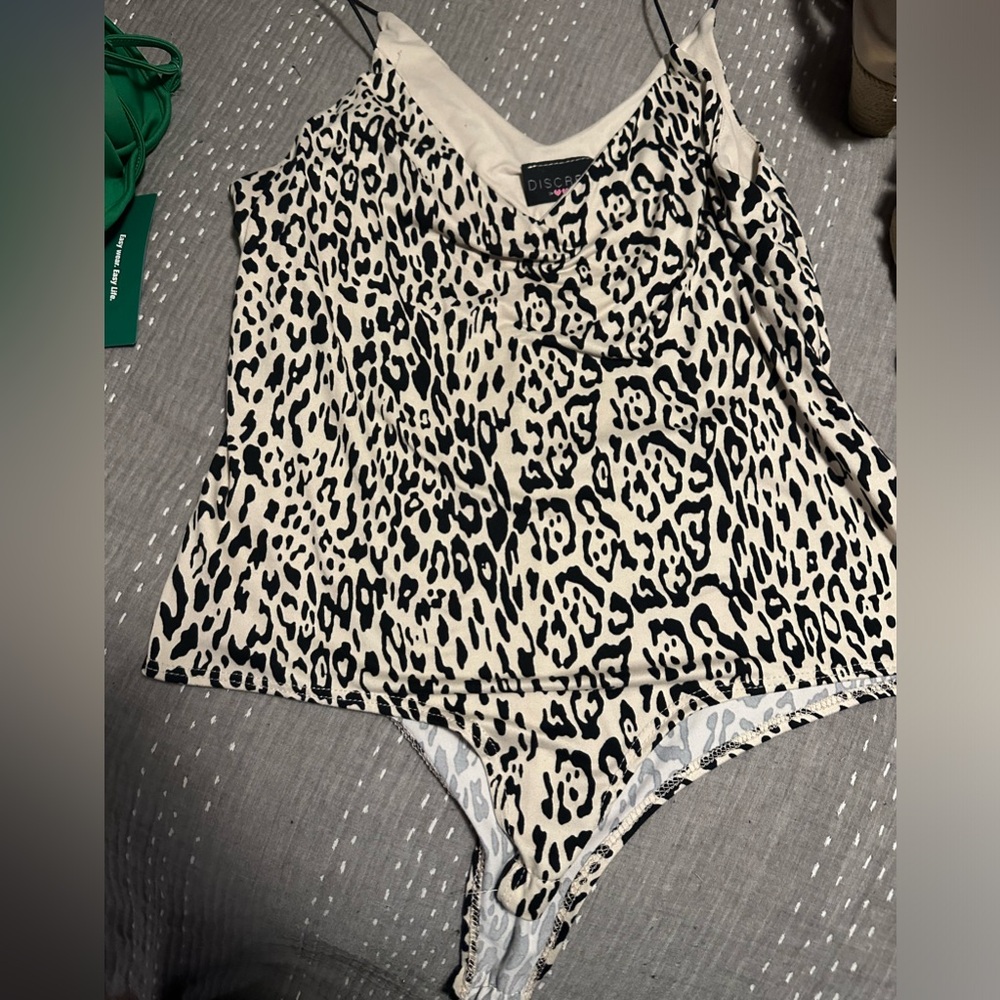 Cheetah bodysuit M/L